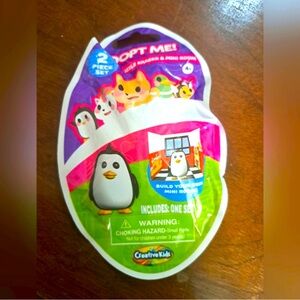 Creative Kids Adopt Me Puzzle Eraser & Mini Room Penguin Set